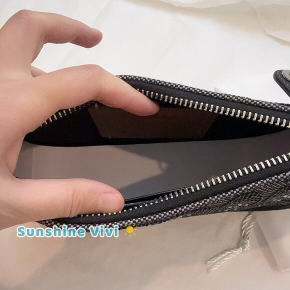 NWT Coach Swinger 20 Bag With Chain In Crystal Signature Jacquard CW568 Black - Picture 9 of 10